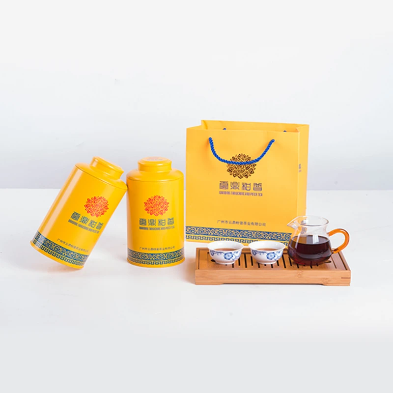 2016年 云鼎柑普 宫廷 柑普茶 熟茶 2006年宫廷熟茶+天马二黄柑