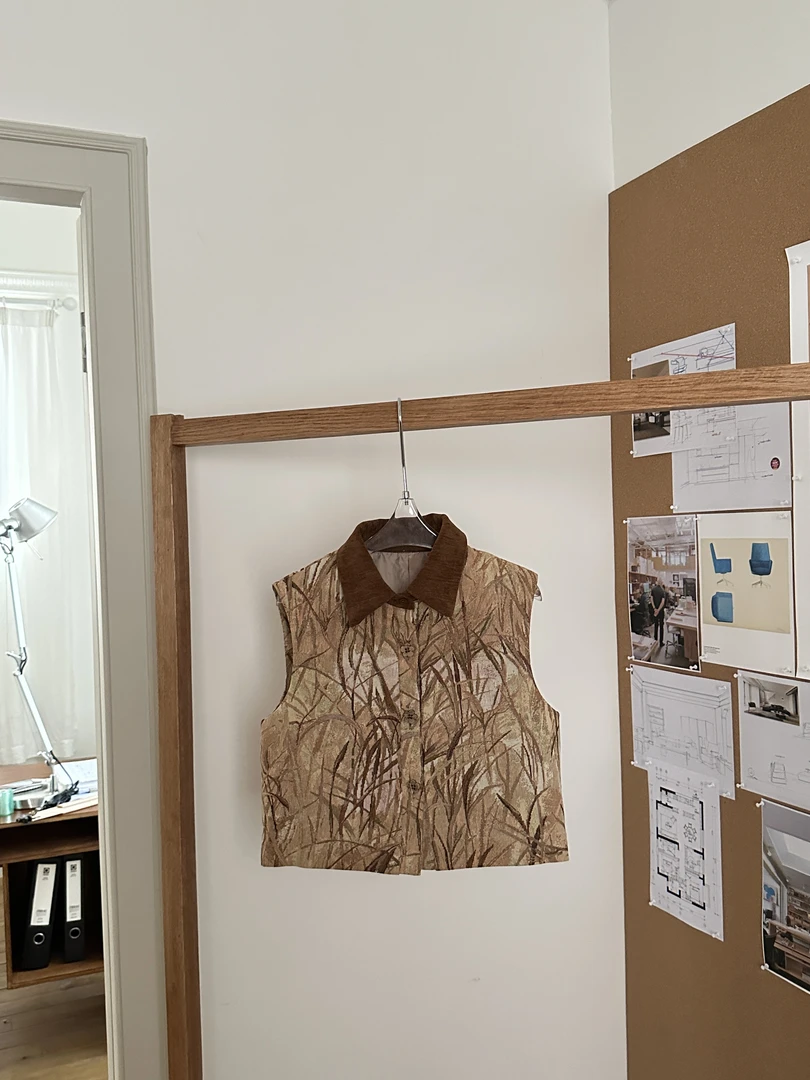 【赵小小yimao】75382 复古高级感韩版重工刺绣减龄气质显瘦马甲