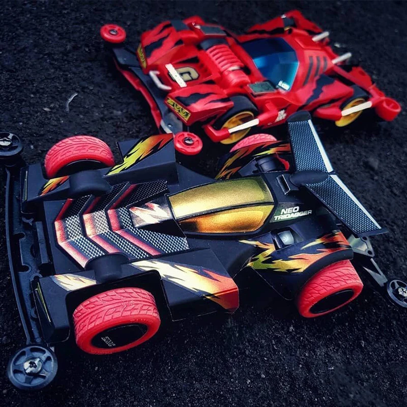 大兴星达四驱兄弟TZ-X旋风冲锋S2眼镜蛇拼装赛车模型四驱车玩具车