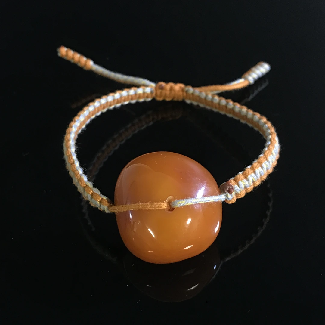 【国营/槐荫/手串】清晚期蜜蜡手链/HY434520