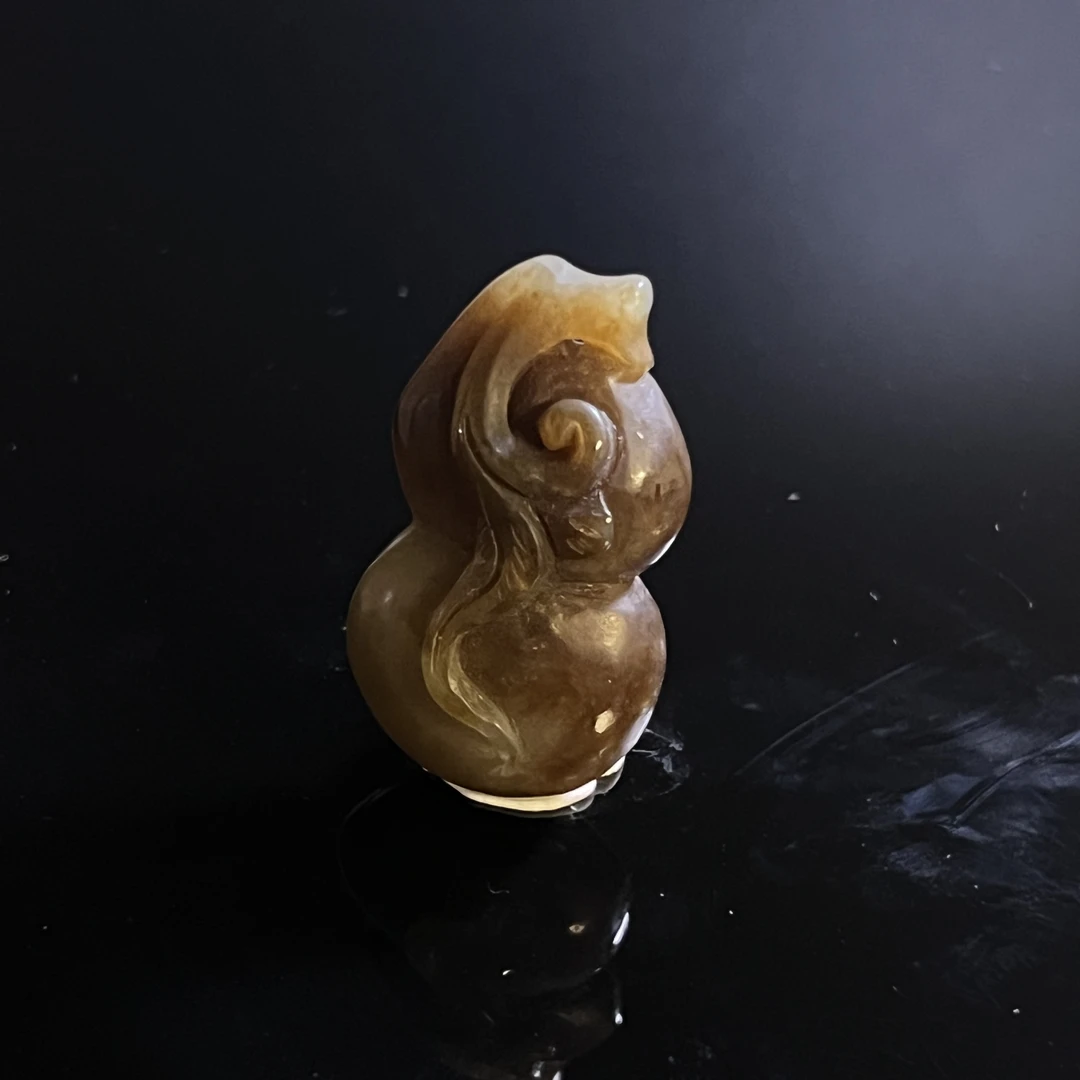 清晚期和田玉葫芦/HY358721/金玉良缘/槐荫山房