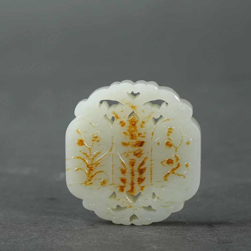 清代浅浮雕花卉/HY402167/金玉良缘/槐荫山房