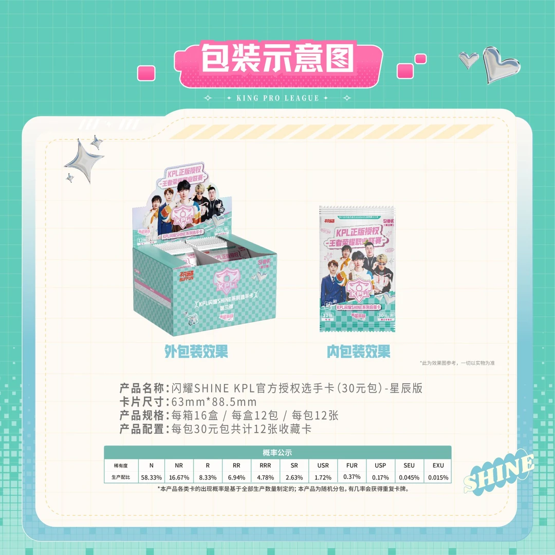 【抓老公/许愿】不凡玩品-KPL闪耀系列第三弹30元卡包