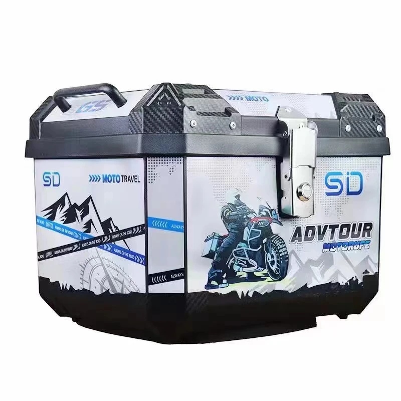 45升摩旅魏尾箱大容量加厚防水防盗电动车尾箱减震耐磨密封