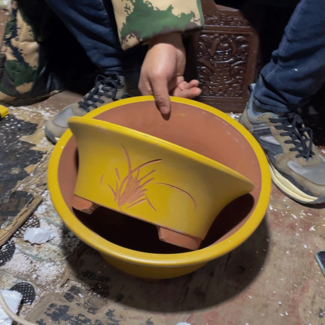 【闪购商品】紫砂花盆口26高12口22高9