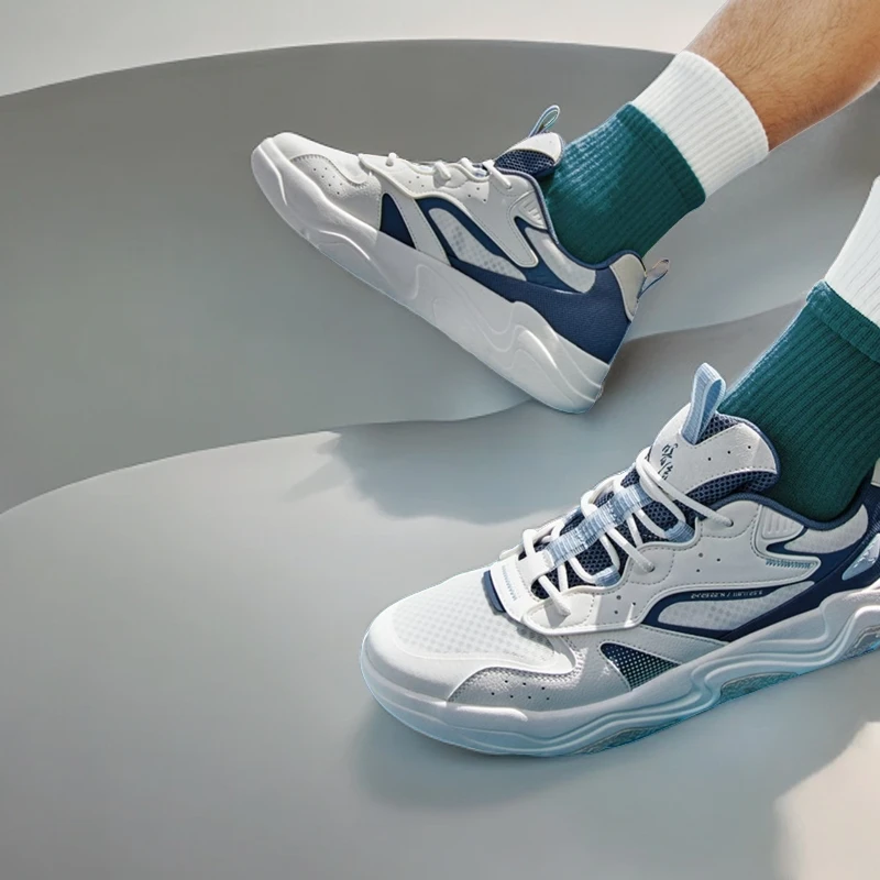 暗流3.0|特步男士板鞋24夏季百搭潮流学生低帮潮鞋976219310040