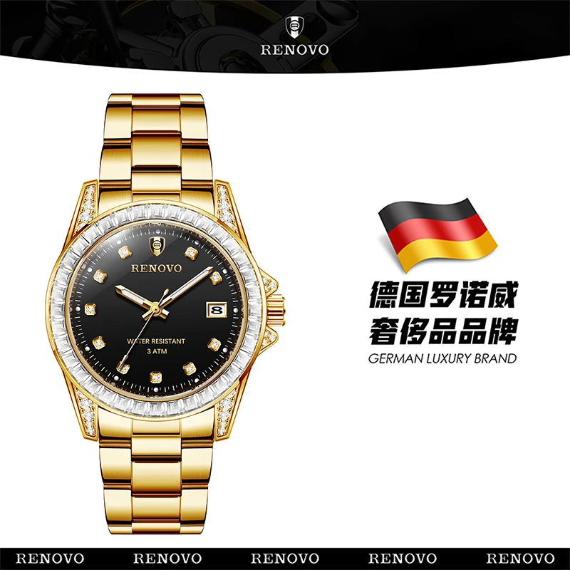 RENOVO罗诺威潮流时尚男士腕表-R81053-JYCC