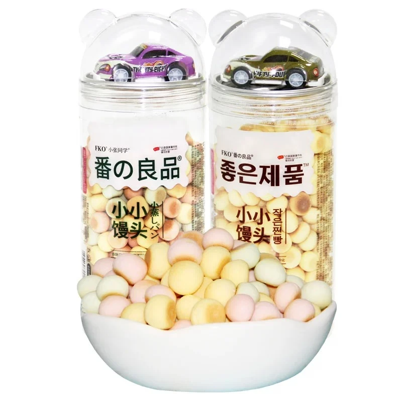 【阿杰自营】新日期】fko番之良品小小馒头110g*2罐