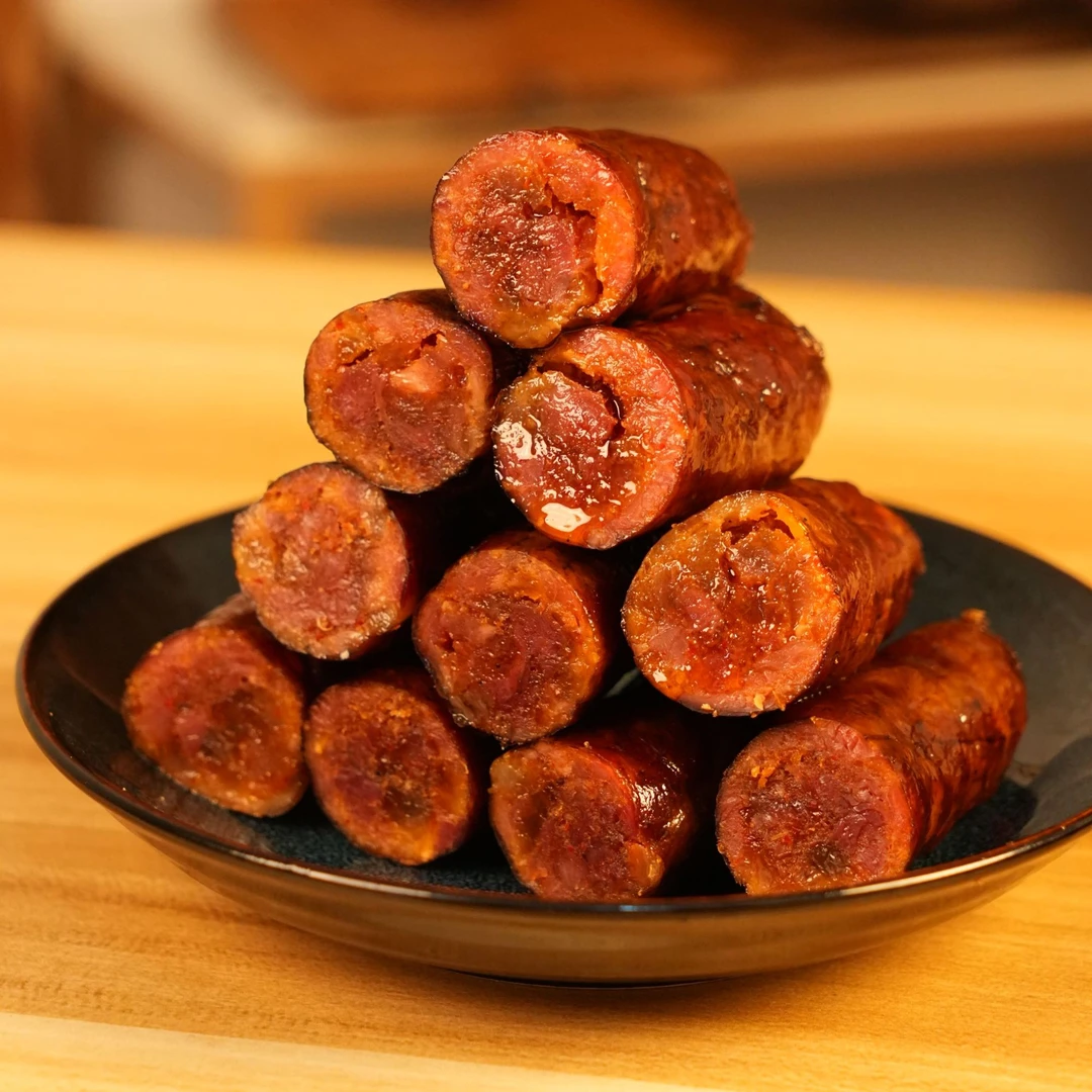 [香肠]恩施利川自家土家腊麻辣香肠 ——还能试吃