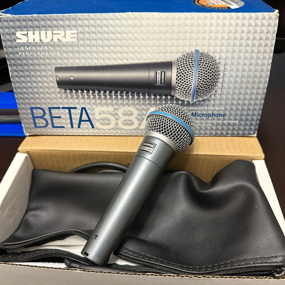 95新 Shure/舒尔 二手 95新 舒尔bate58a 有线 麦克风 国行正品