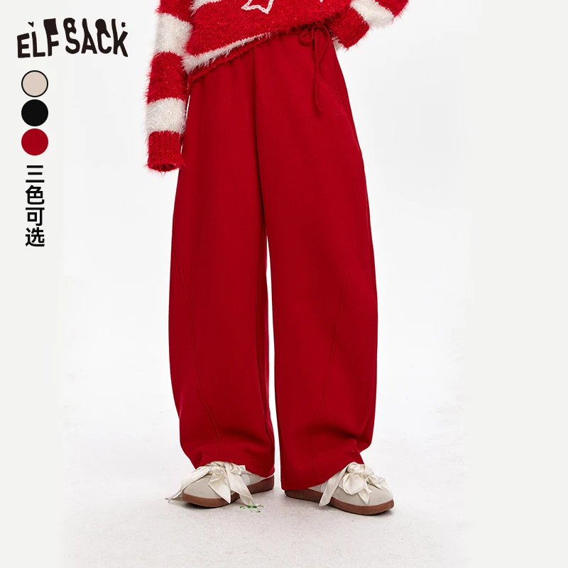 【新年穿搭】妖精的口袋礼物理想国蝴蝶结红色运动休闲宽松24410076