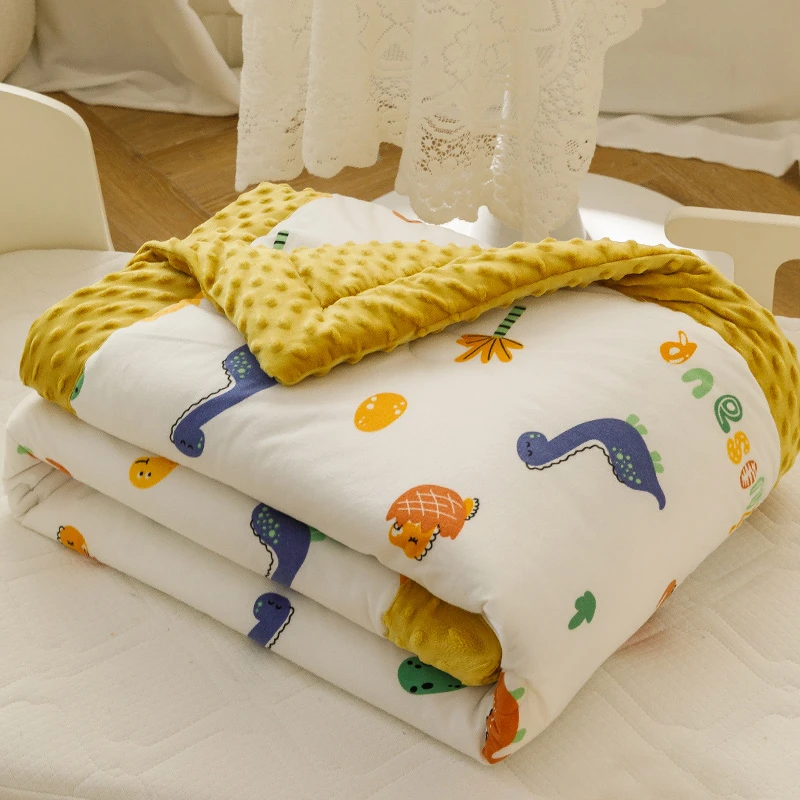 豆豆被儿童被子婴儿盖被秋冬加厚幼儿园午托专用午睡被子小被子冬