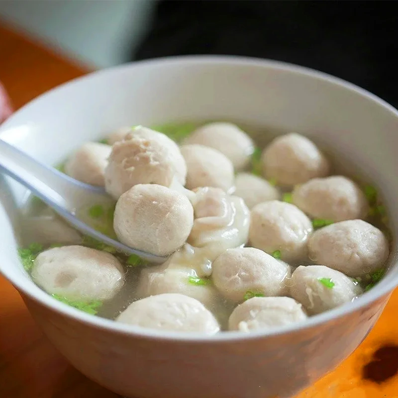 水煮肉圆苏北特产小肉丸肉串手工肉圆肉丸子250g袋装好吃锁鲜鲜嫩