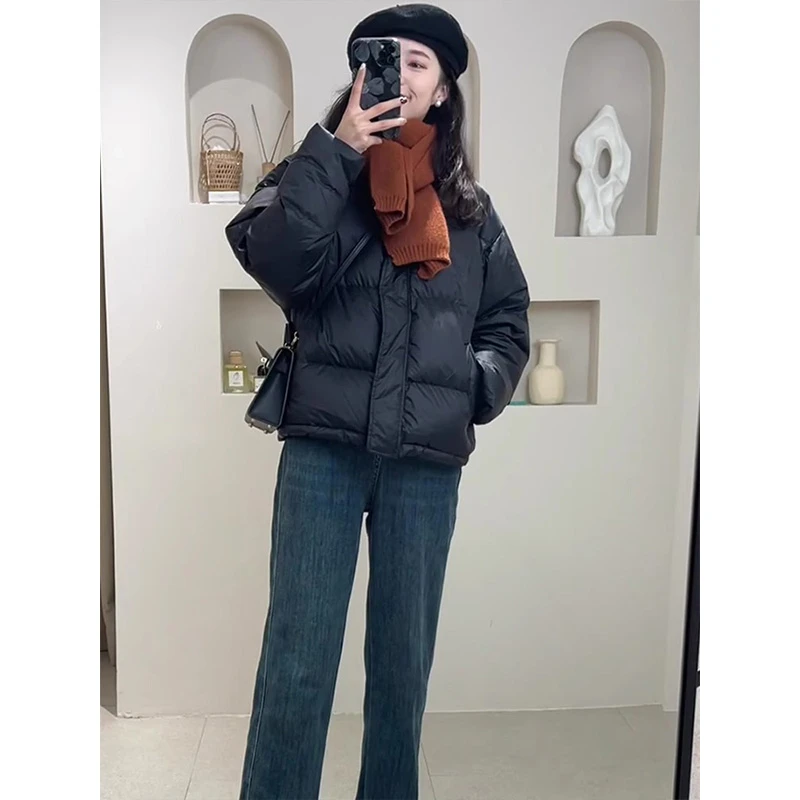 轻薄短款保暖棉服女韩冬季新款2025年爆款流行小个子高级感面包服