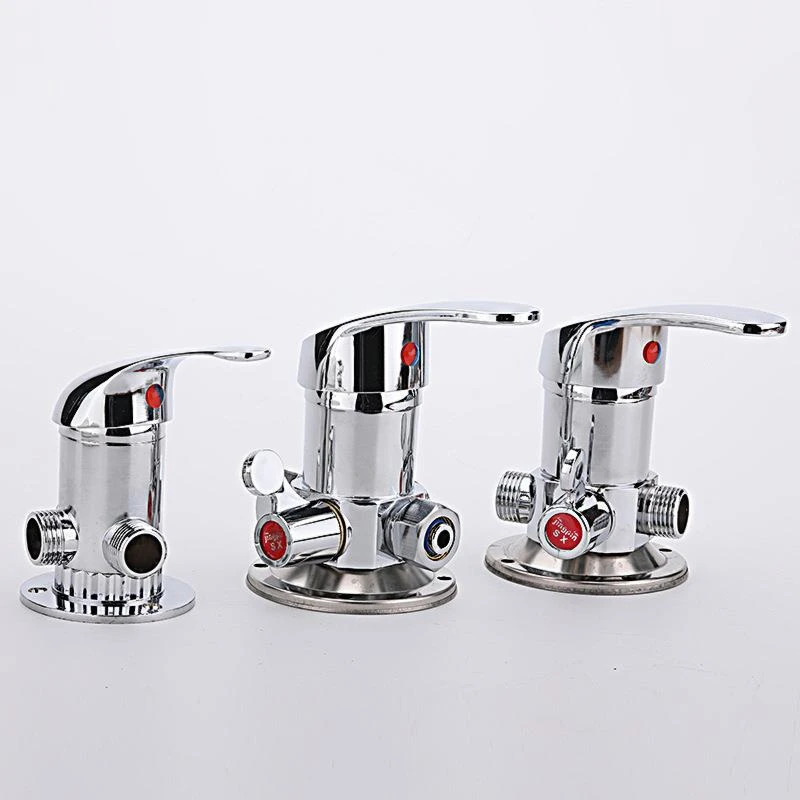 太阳能热水器恒温混水阀冷热水带上水洗澡自动调温老式明装淋浴器