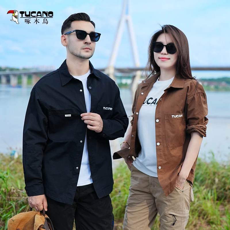 TUCANO/啄木鳥春秋款质轻奢舒适外套 男女百搭品质 翻领薄款LY008