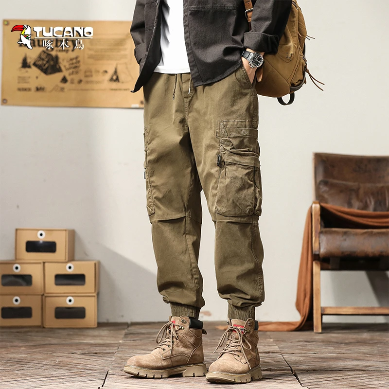 TUCANO/啄木鳥休闲裤束脚男女款百搭 宽松潮流多口袋春秋运动1663