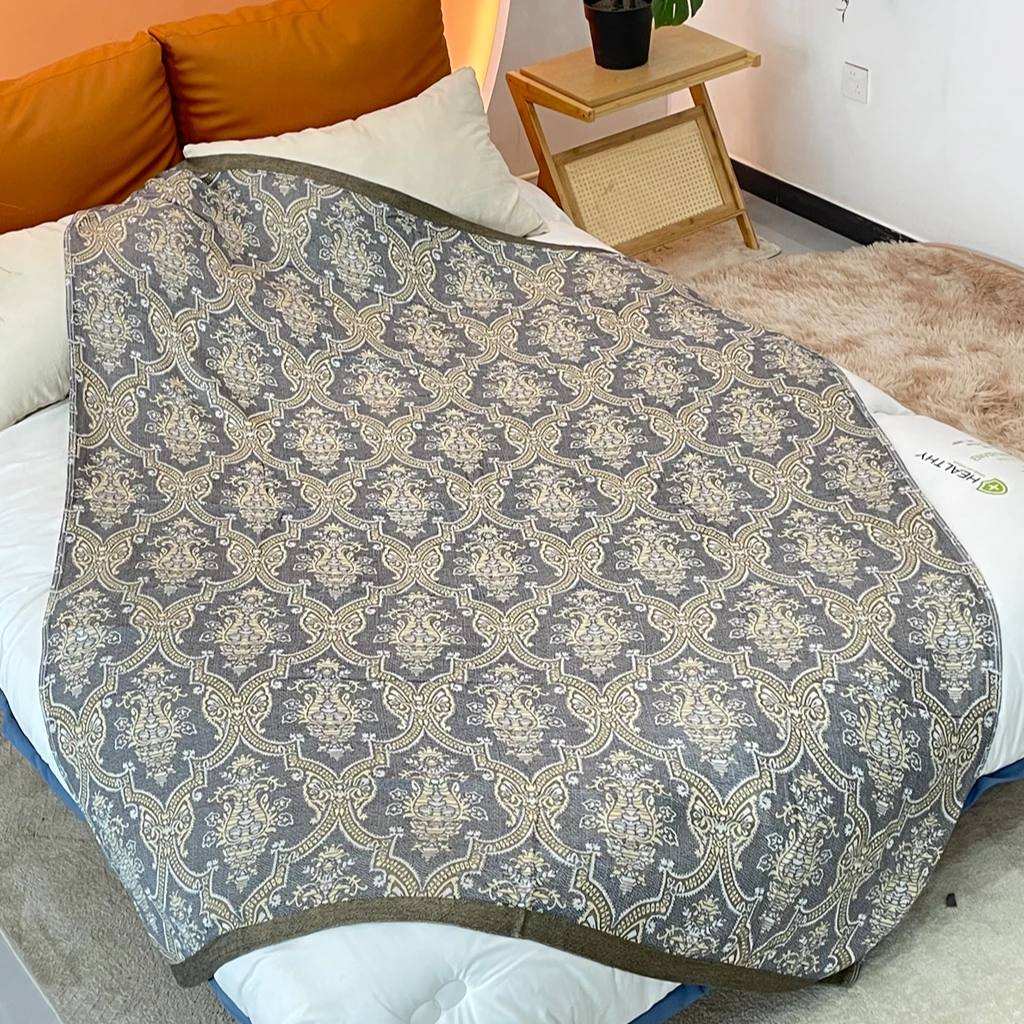 【锦瑟年华】灰色竹纤维冷感毯150*200