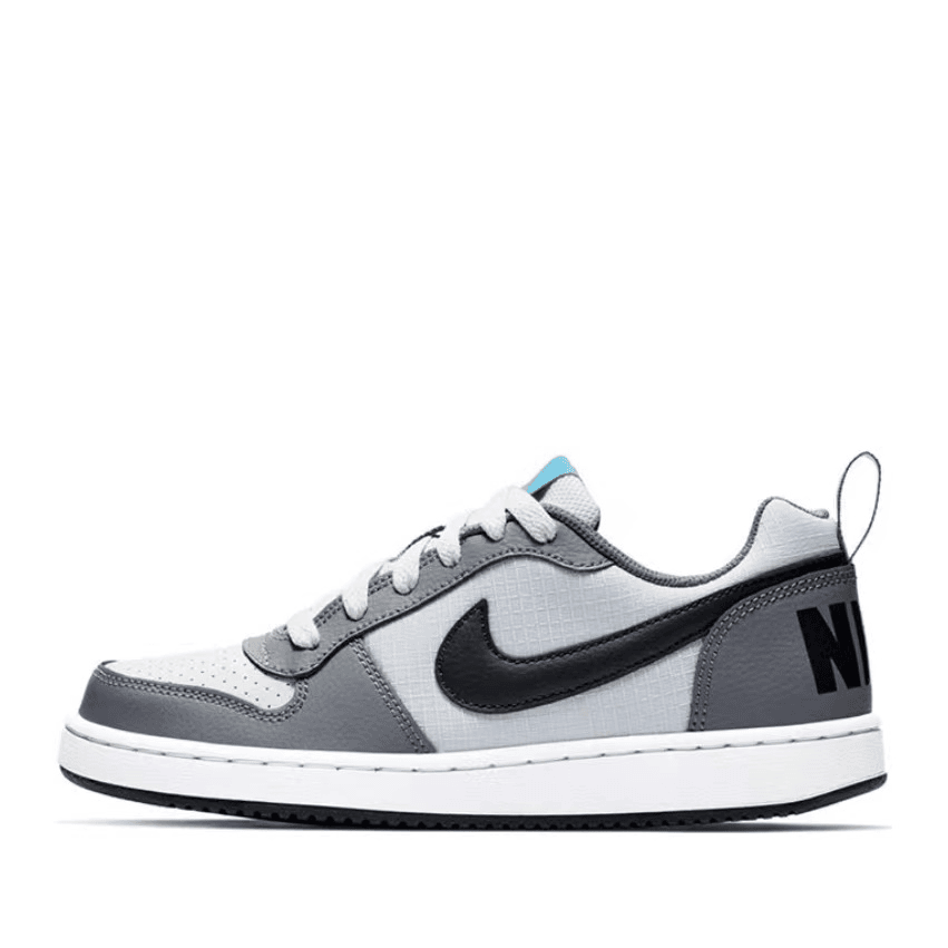 【断码清货】Nike /耐克 Court低帮休闲滑板鞋女GS灰黑蓝839985-006