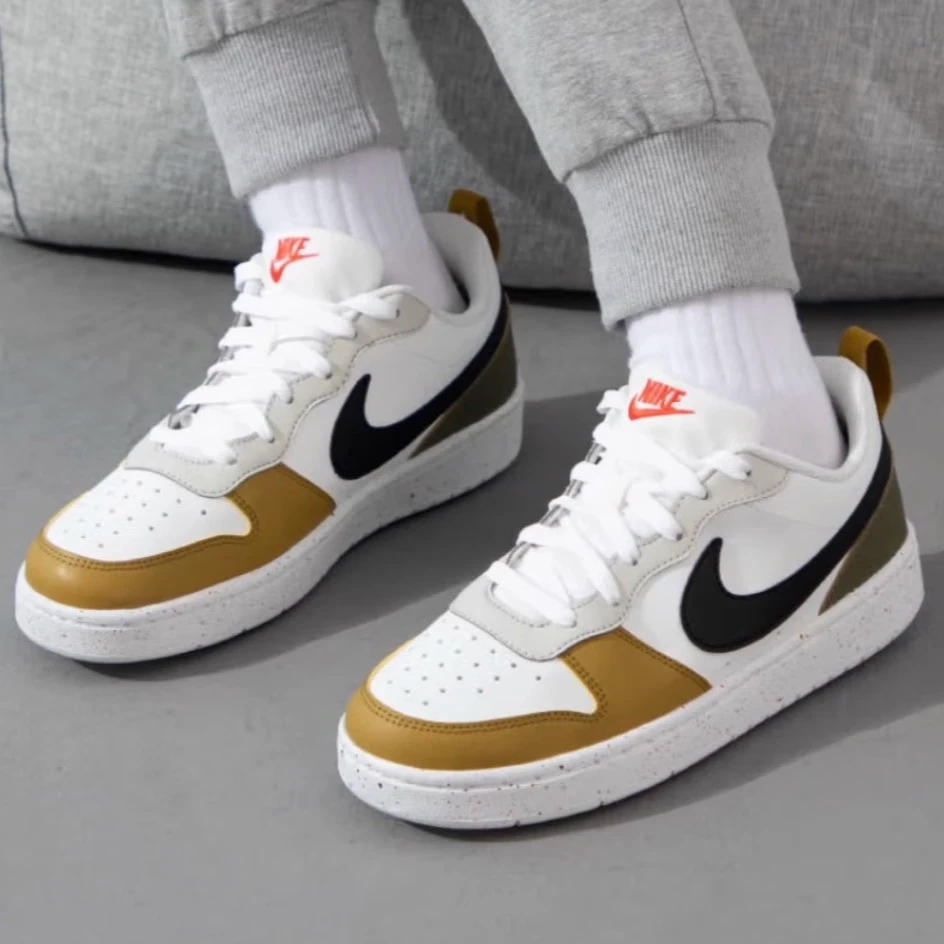 NIKE耐克女鞋Court男大童低帮运动鞋潮流轻便休闲板鞋HF0744-109