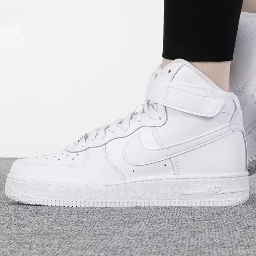 NIKE/耐克 Air Force 1(GS)高帮防滑耐磨百搭休闲板鞋DH2943-111