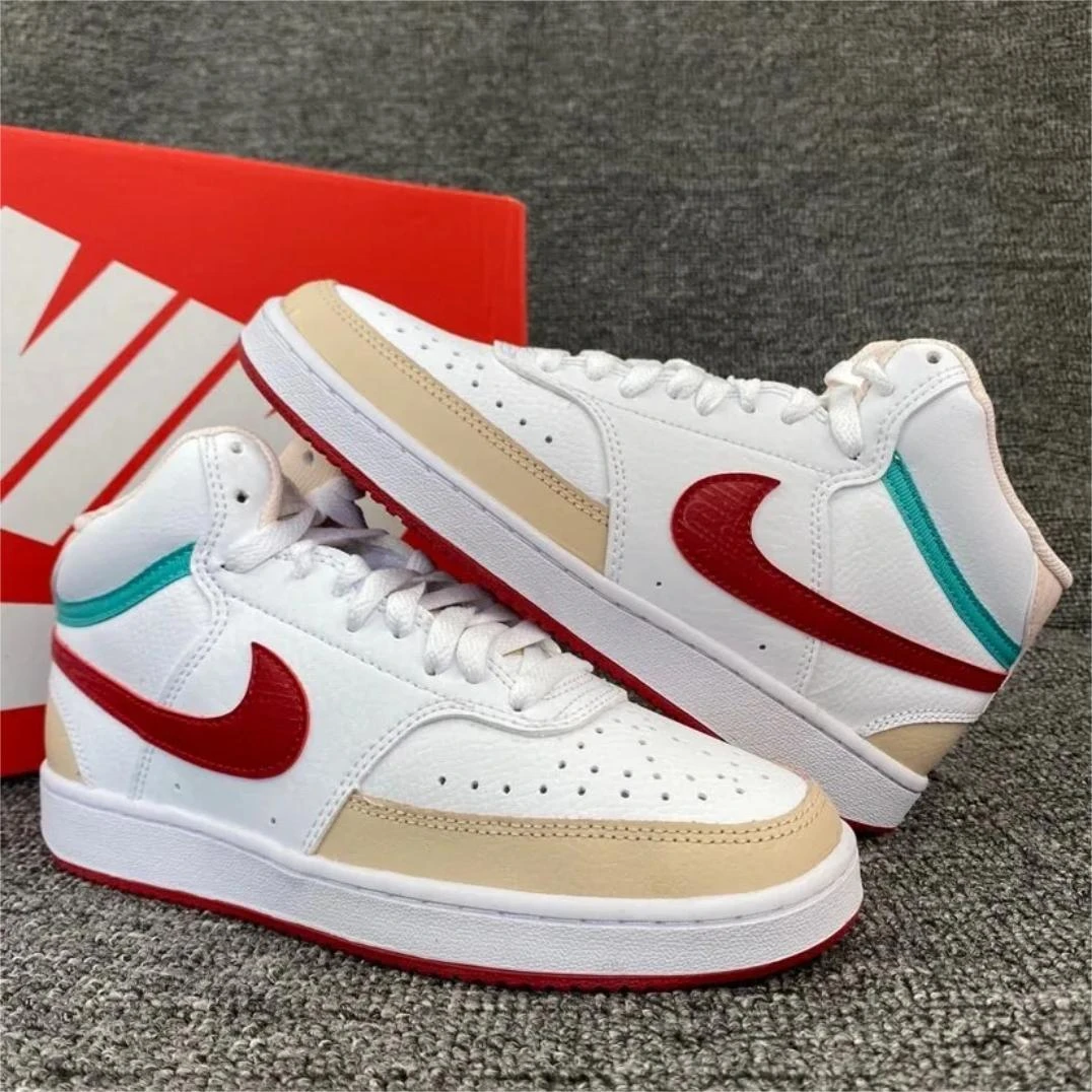 【断码清货】Nike /耐克 Court Vision 休闲板鞋 女 白红DQ5363-161