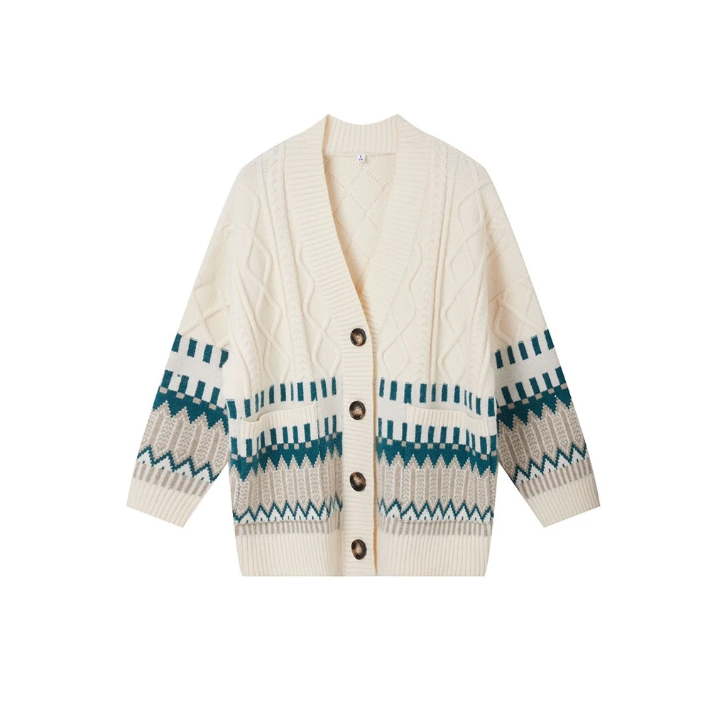 天天惠[限量五折]秋冬毛衫毛衣开衫女时尚2204496百搭加厚保暖