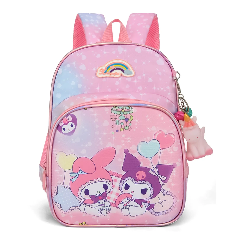 新款女宝宝入园背包2-3岁超轻便卡通可爱小班双肩包男透气儿童包4