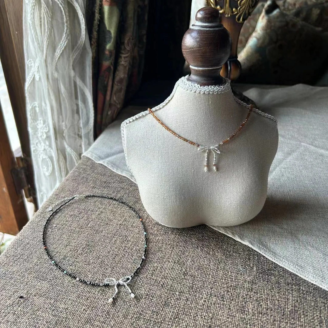 非金属仿水晶项链 【现货 9*25】韩国秋冬新款项链爆款洋气XP26