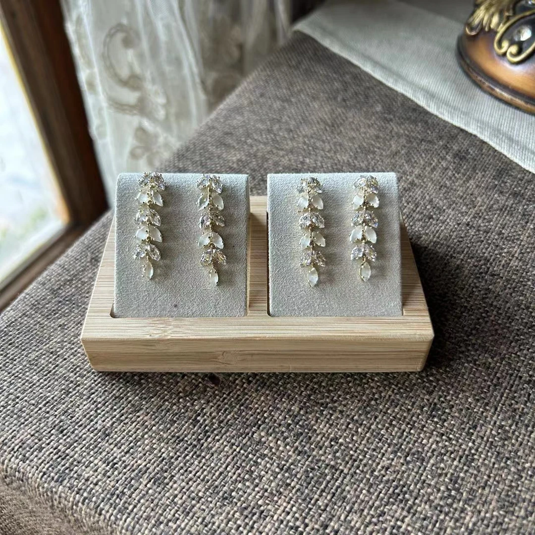 非金属仿水晶耳饰 【现货】韩国新款耳钉爆款减龄洋气XP31