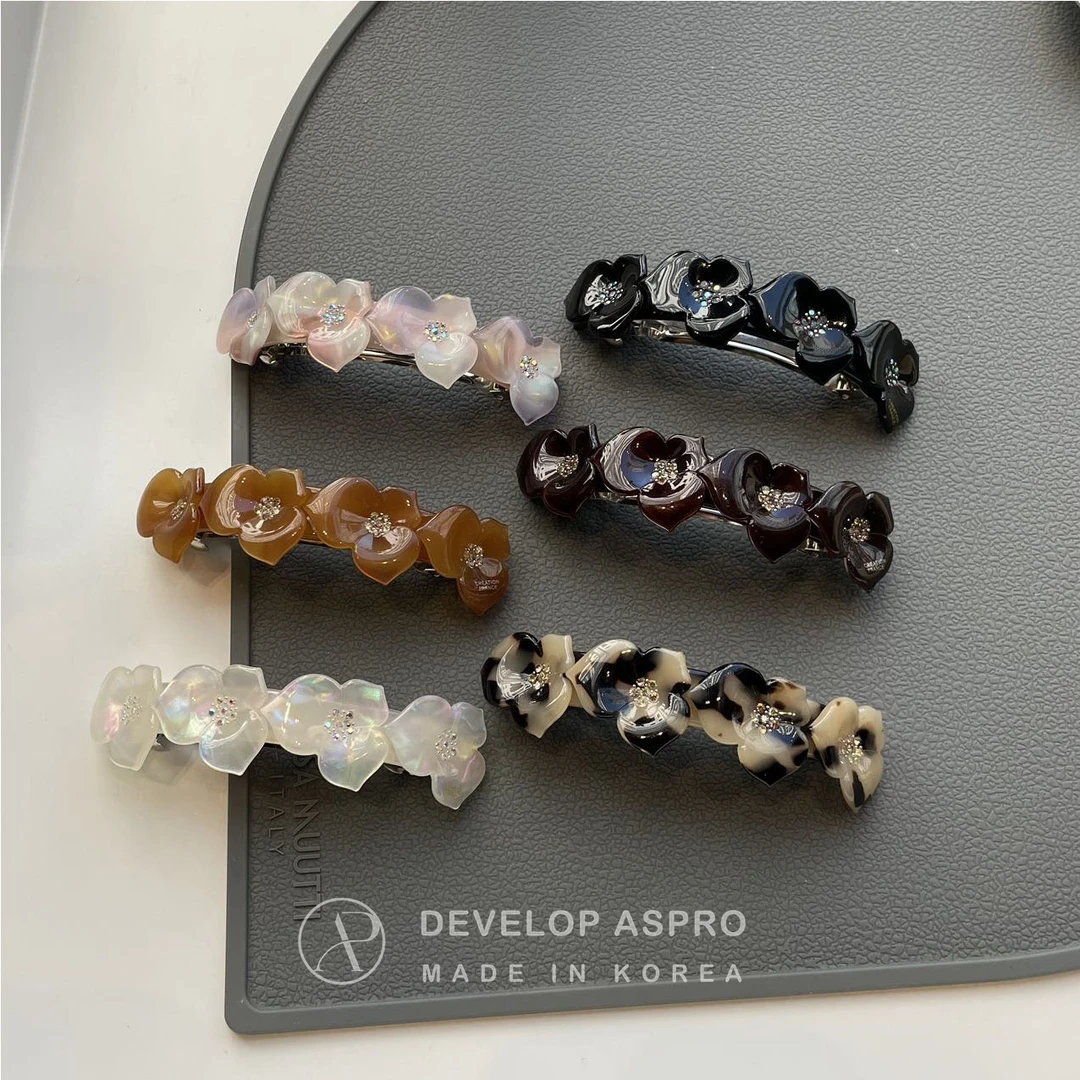 【现货】【韩国CF醋酸】韩国新款发夹正品爆款减龄弹簧夹B5-8-CF10