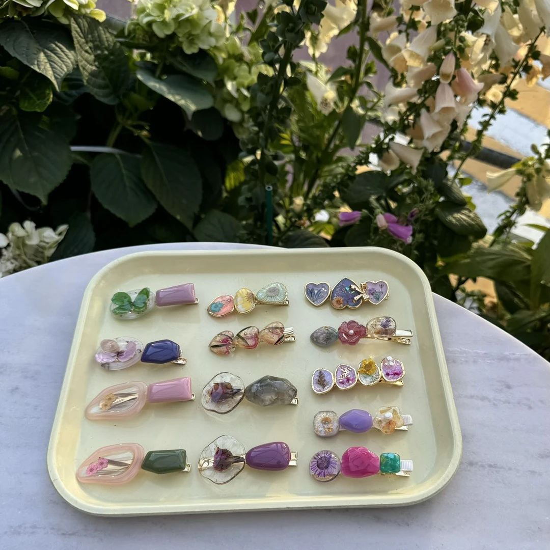 【现货】韩国新款发夹正品爆款减龄洋气一字夹边夹E38