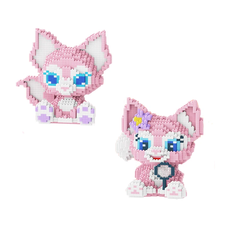 玲娜贝儿组合积木拼装玩具益智星黛露小颗粒女孩