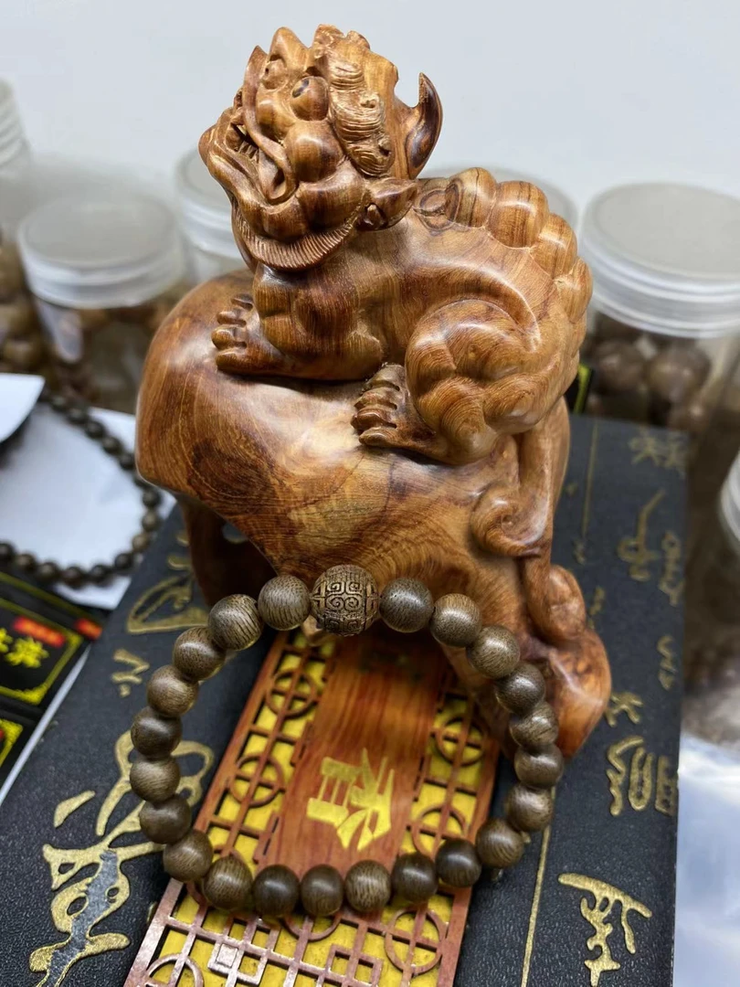 8mm单圈老白棋+保养勾丝材料天然精雕手工艺制品！