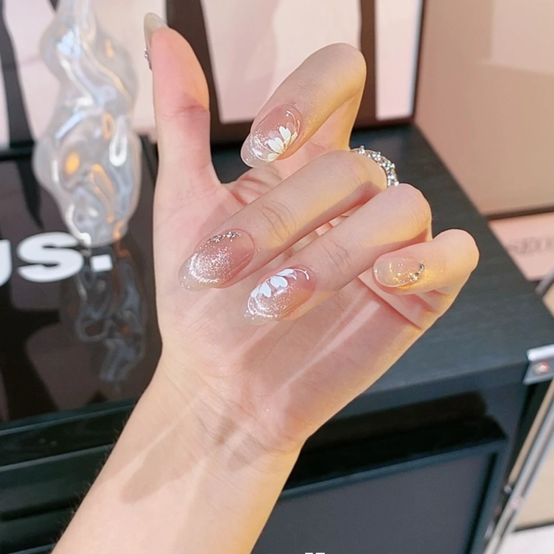 [ 暮光 ] 一尔 华子 猫眼 纯欲 手绘 纯手工穿戴甲