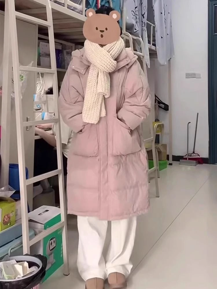 波司豋羽绒服羽绒棉服女2023新款冬季外套中长款韩系宽松加厚学生