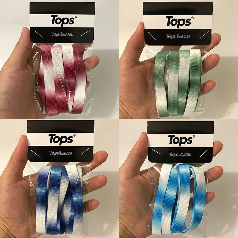 麦昆女鞋鞋带适配小白鞋 mcqueen新版彩色彩虹鞋垫双层扁宽加厚潮