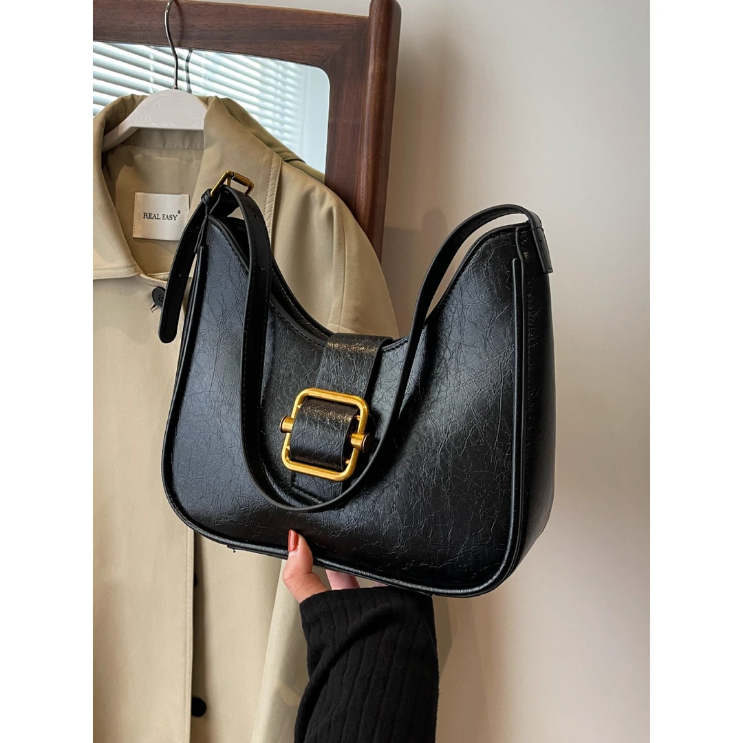 包包女新款潮流高级感复古时尚高档气质单肩斜挎包通勤百搭腋下包