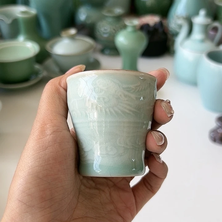 小米茶器龙泉青瓷