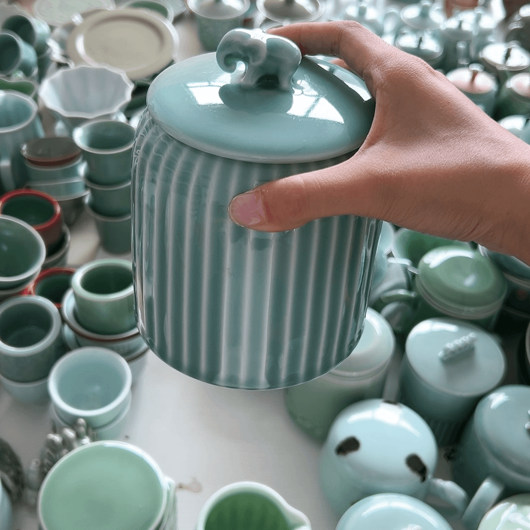 小米茶器龙泉青瓷