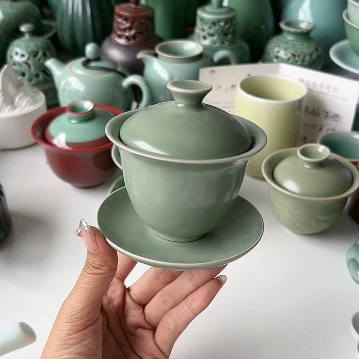 小米茶器龙泉青瓷