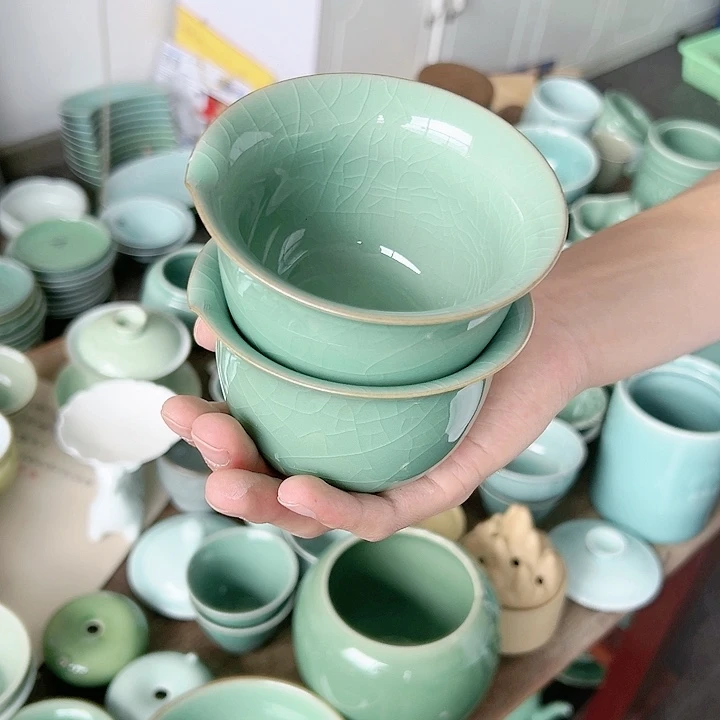 小米茶器龙泉青瓷