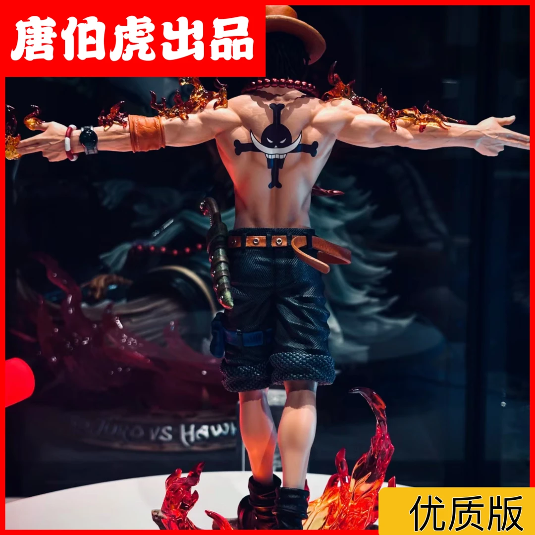 【唐伯虎】可发光展臂艾斯十字艾斯海贼王手办GK动漫模型雕像摆件