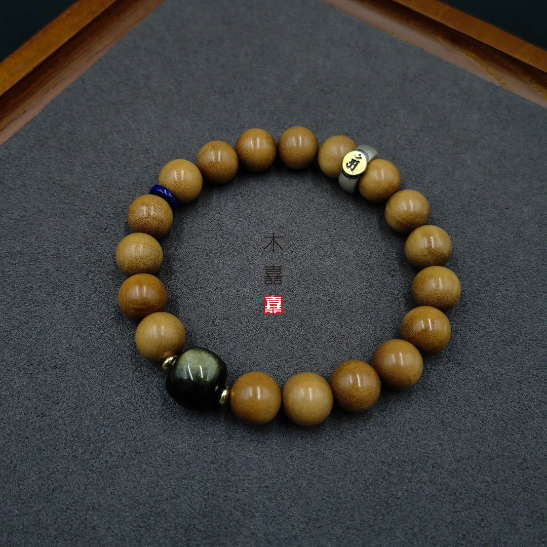 印度老山檀手串十二生肖本命佛情侣手串