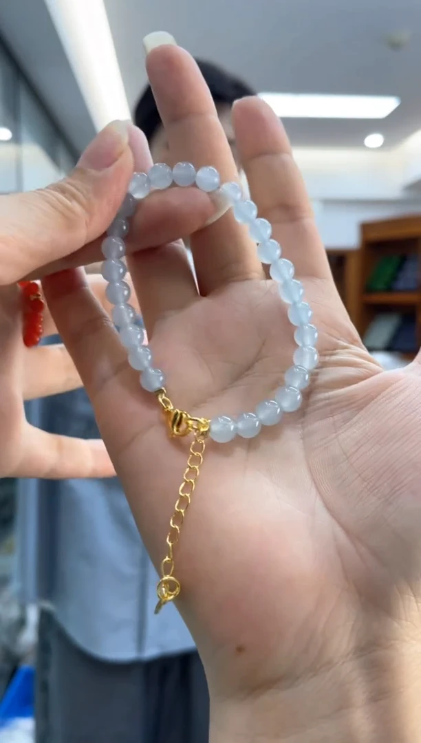 【闪购商品】海蓝宝石手链未镶嵌多样性单个发货