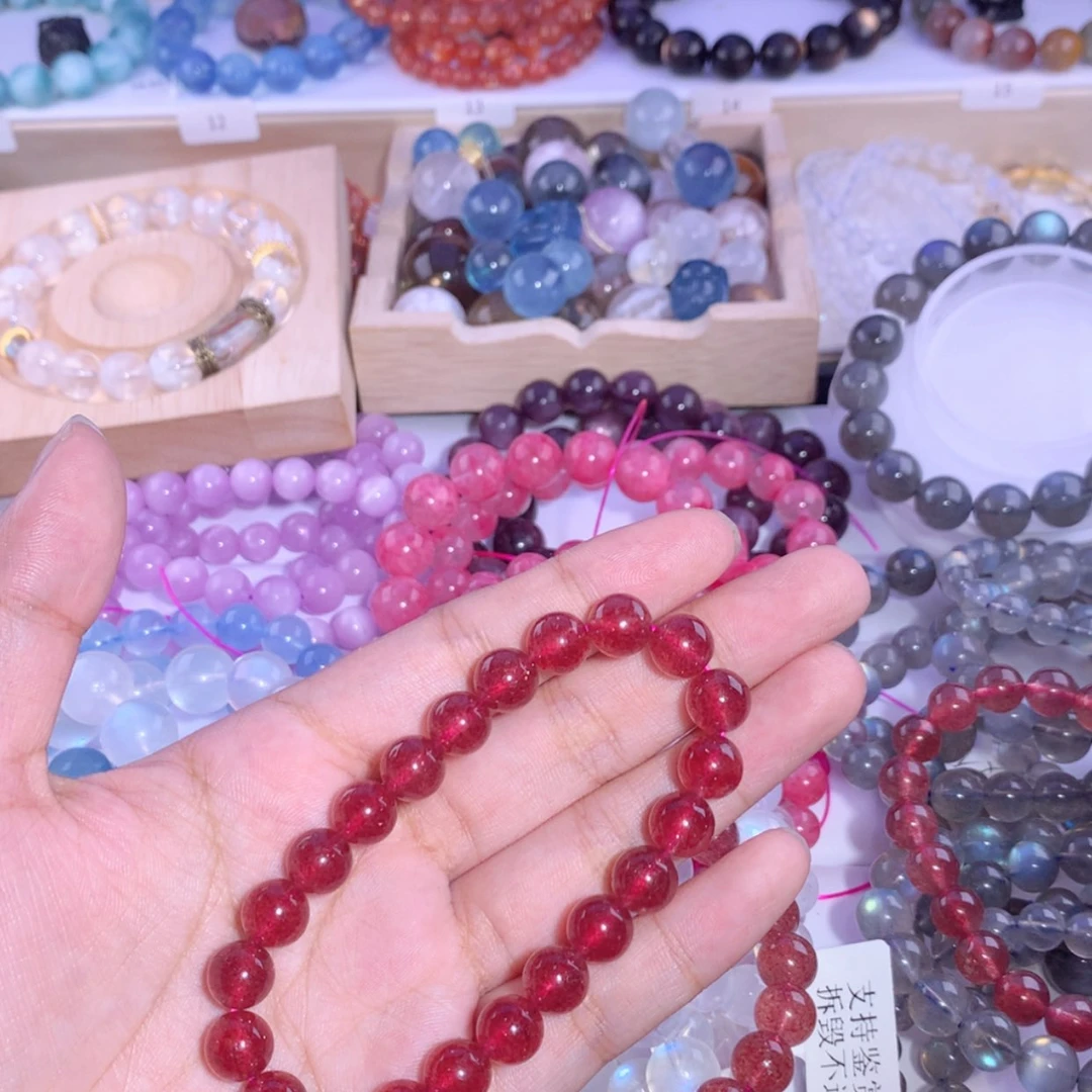 【闪购商品】石英质玉手链未镶嵌?*天