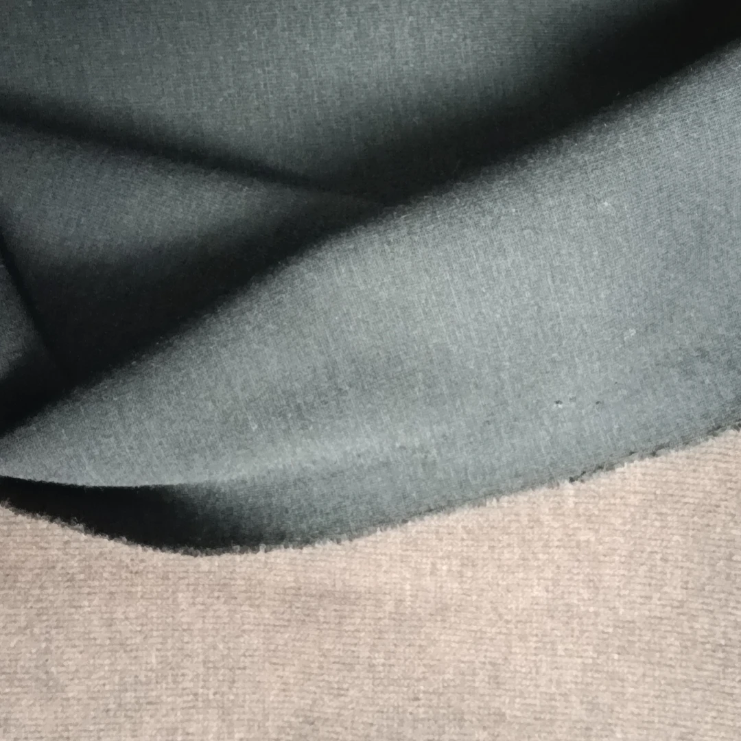 秋冬季正常衣服面料醋酸羊绒黑色咖色灰色适合所有款式布头全棉布