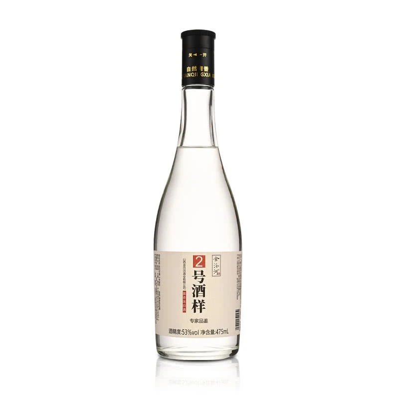 金汾河专家品鉴2号酒样纯粮酿造38天发酵清香型白酒53度475ml