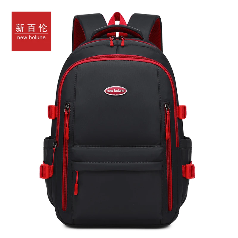 新百伦书包双肩包女背包初中生大学生男大容量20时尚户外休闲韩版
