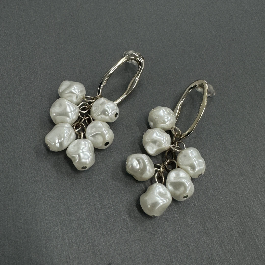 铜合金仿珍珠耳饰 耳钉耳环经典优雅欧美风 4113